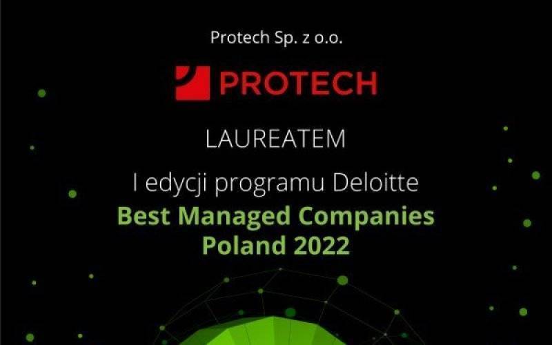 Protech Sp. z o. o. oraz Lemarpol Sp. z o. o. laureatami pierwszej edycji plebiscytu Best Managed Companies Poland 2022
