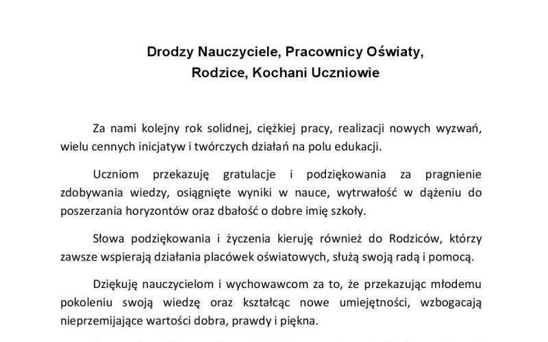 Zakończenie roku szkolnego 2021/2022