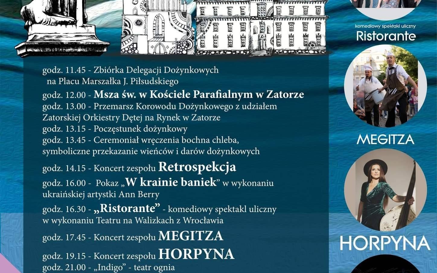 Święto Miasta i Gminy Zator z Ceremoniałem Dożynkowym