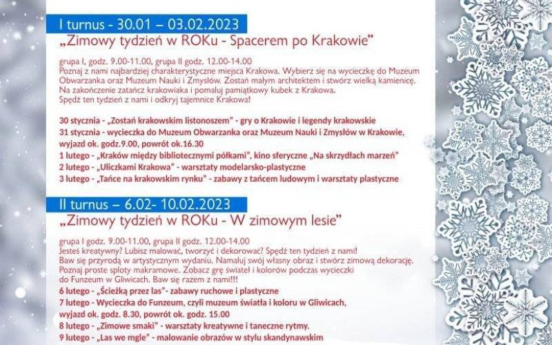 Styczeń w ROK a potem ferie!!!