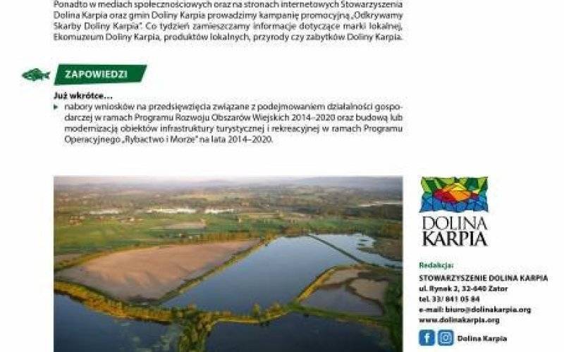 Newsletter - Co nowego w Dolinie Karpia?