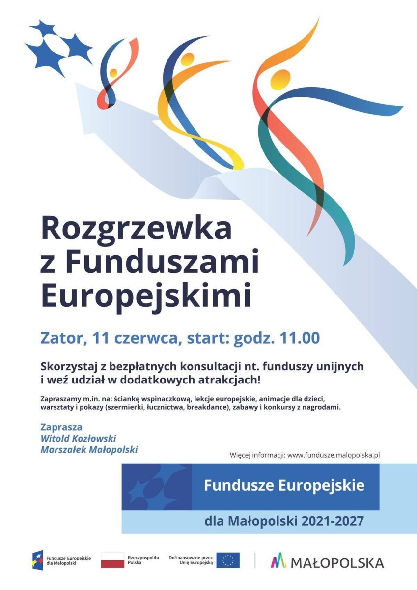 „Rozgrzewka z Funduszami Europejskimi” - zabierz bliskich na kolejną imprezę plenerową!