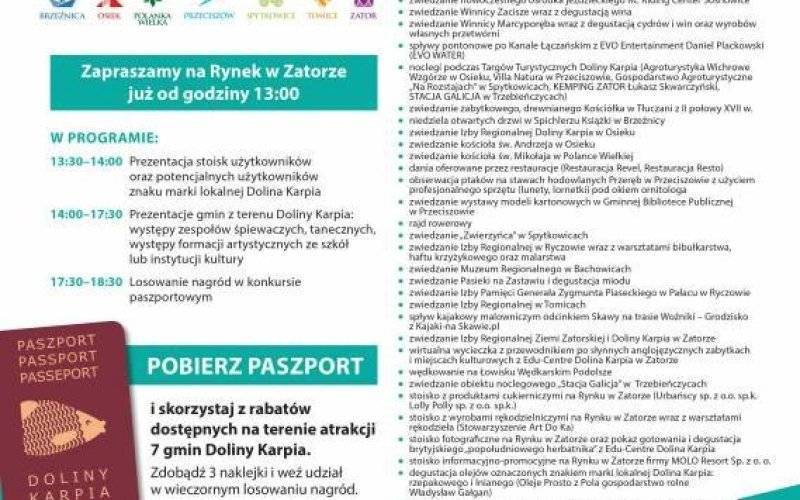 Serdecznie zapraszamy na XII Targi Turystyczne Doliny Karpia