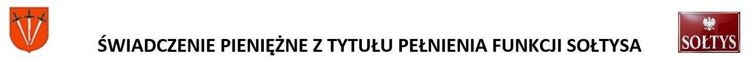 ŚWIADCZENIE PIENIĘŻNE Z TYTUŁU PEŁNIENIA FUNKCJI SOŁTYSA