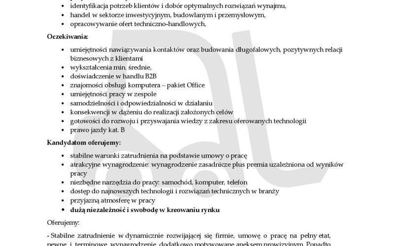 Oferty pracy w Zatorze