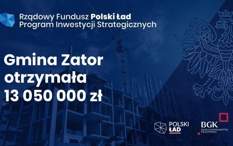 Postępy prac przy budowie Miejskiego Ośrodka Sportu w Zatorze