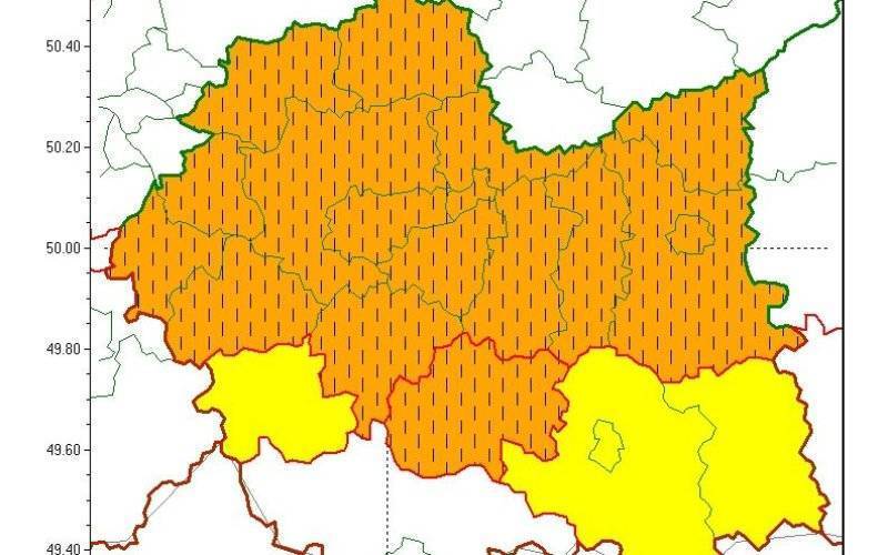Ostrzeżenie meteorologiczne nr 240 Burze z gradem_1 ODWOŁANIE i upał_2 ZMIANA