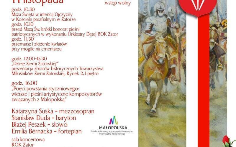 10-12 listopada - Z dziejów naszych … Uroczyste obchody Święta Niepodległości i 731 rocznicy lokacji Zatora