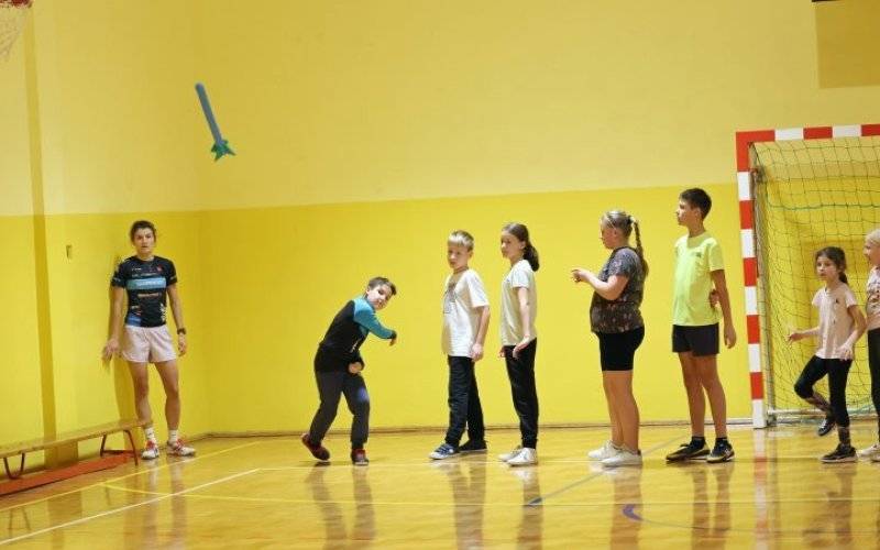 Mistrzowskie zajęcia sportowe.