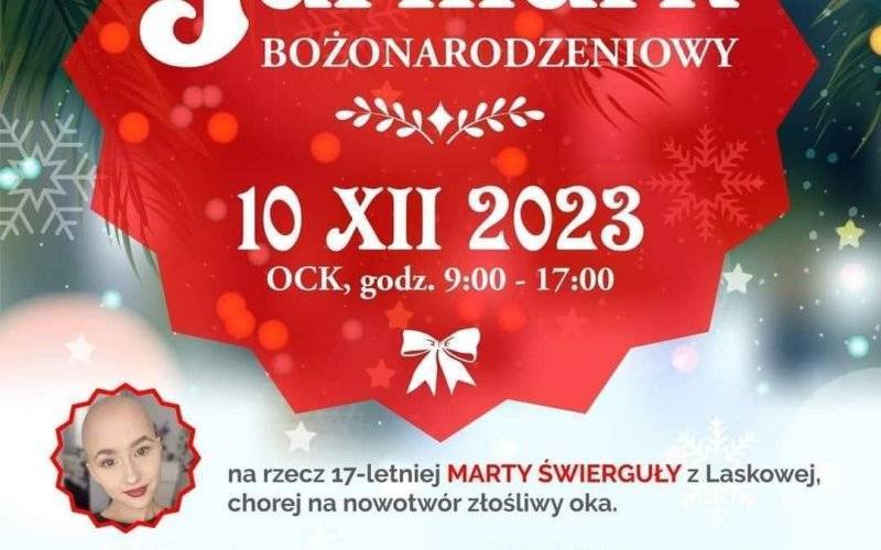 Kiermasz świąteczny dla Marty Świerguły z Laskowej