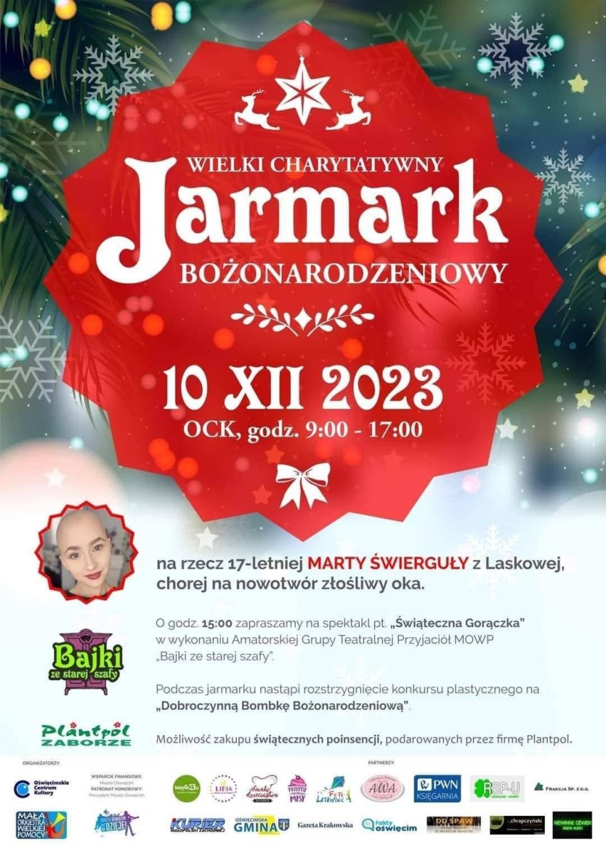Kiermasz świąteczny dla Marty Świerguły z Laskowej
