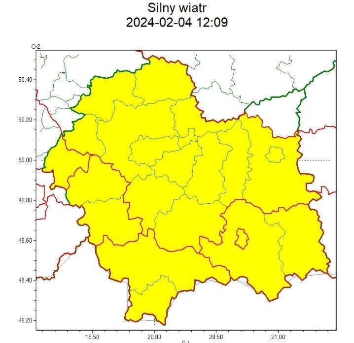 Ostrzeżenie meteorologiczne Nr: 44