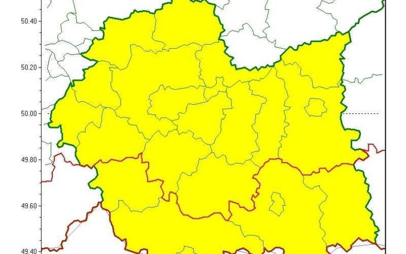 Ostrzeżenie meteorologiczne nr 70- Przymrozki_1 stopnia
