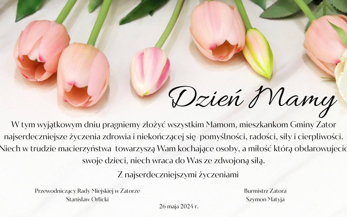 Życzenia z okazji Dnia Matki