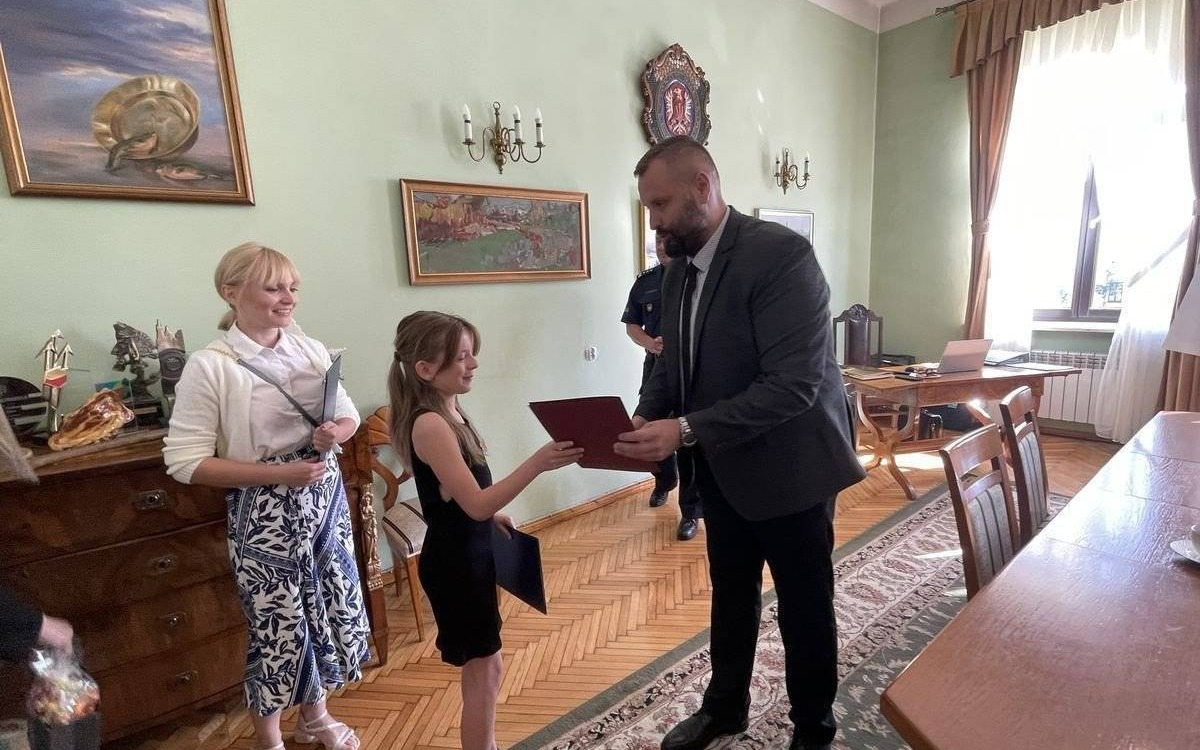 Burmistrz Zatora i Komendant Powiatowy Policji w Oświęcimiu, podziękowali za wzorową postawę obywatelską