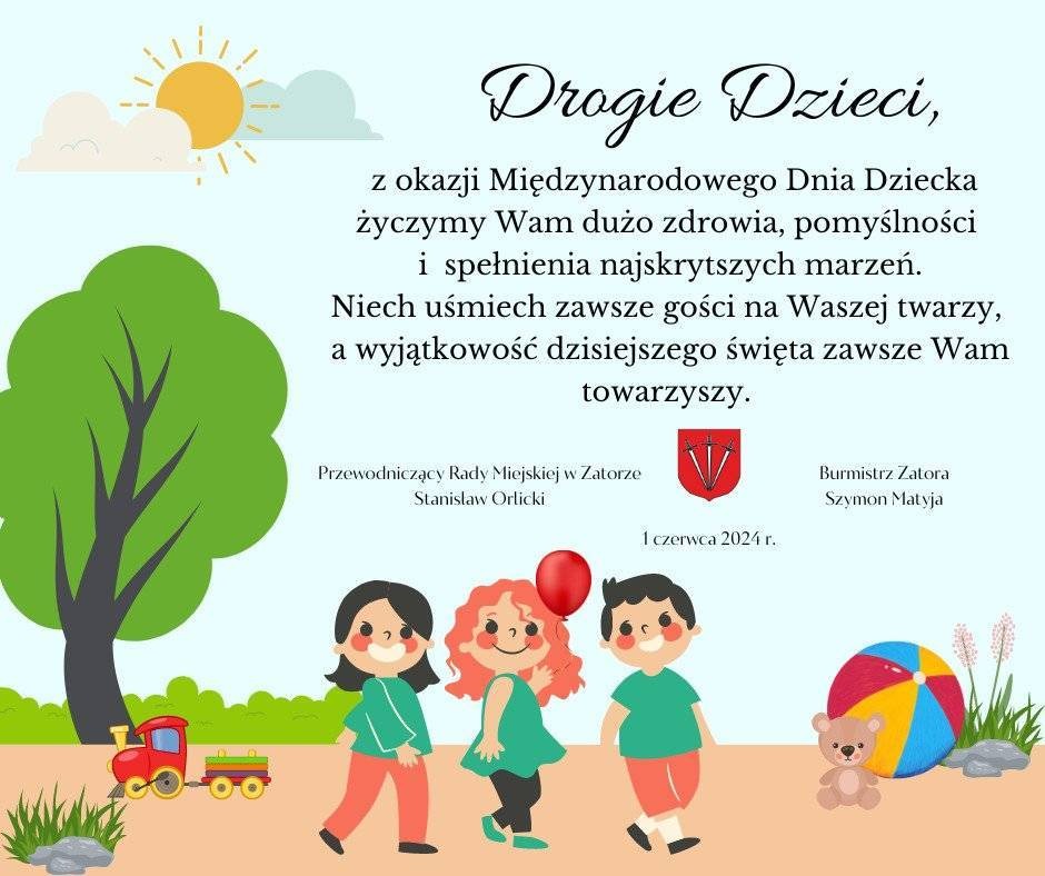 Życzenia z okazji dnia dziecka.