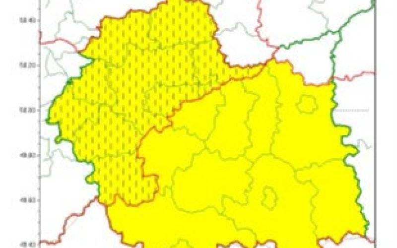 Ostrzeżenie meteorologiczne nr 171 Burze 2