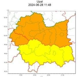WOJEWÓDZTWO MAŁOPOLSKIE OSTRZEŻENIA METEOROLOGICZNE ZBIORCZO NR 197