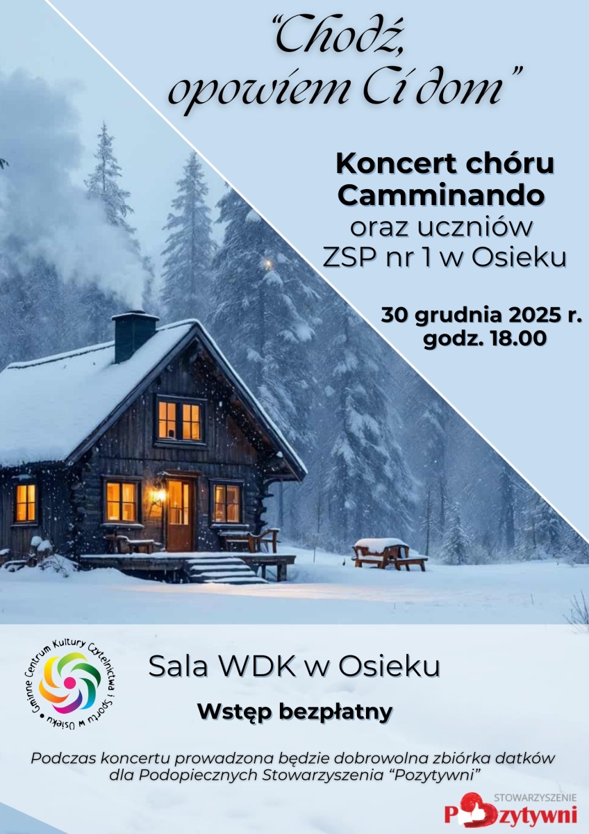 Koncert chóru Camminando oraz uczniów ZSP nr 1 w Osieku