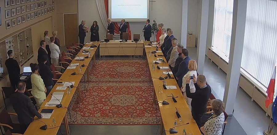 Uroczyste pożegnanie wieloletniego dyrektora i nauczyciela SZS nr 1 w Chełmku