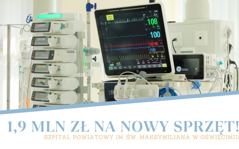 Nowy sprzęt medyczny już służy pacjentom naszego szpitala!