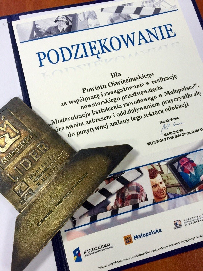 Powiat Oświęcimski "liderem modernizacji"