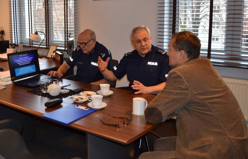 Starosta i komendant Policji wspólnie na rzecz wzrostu bezpieczeństwa w Powiecie