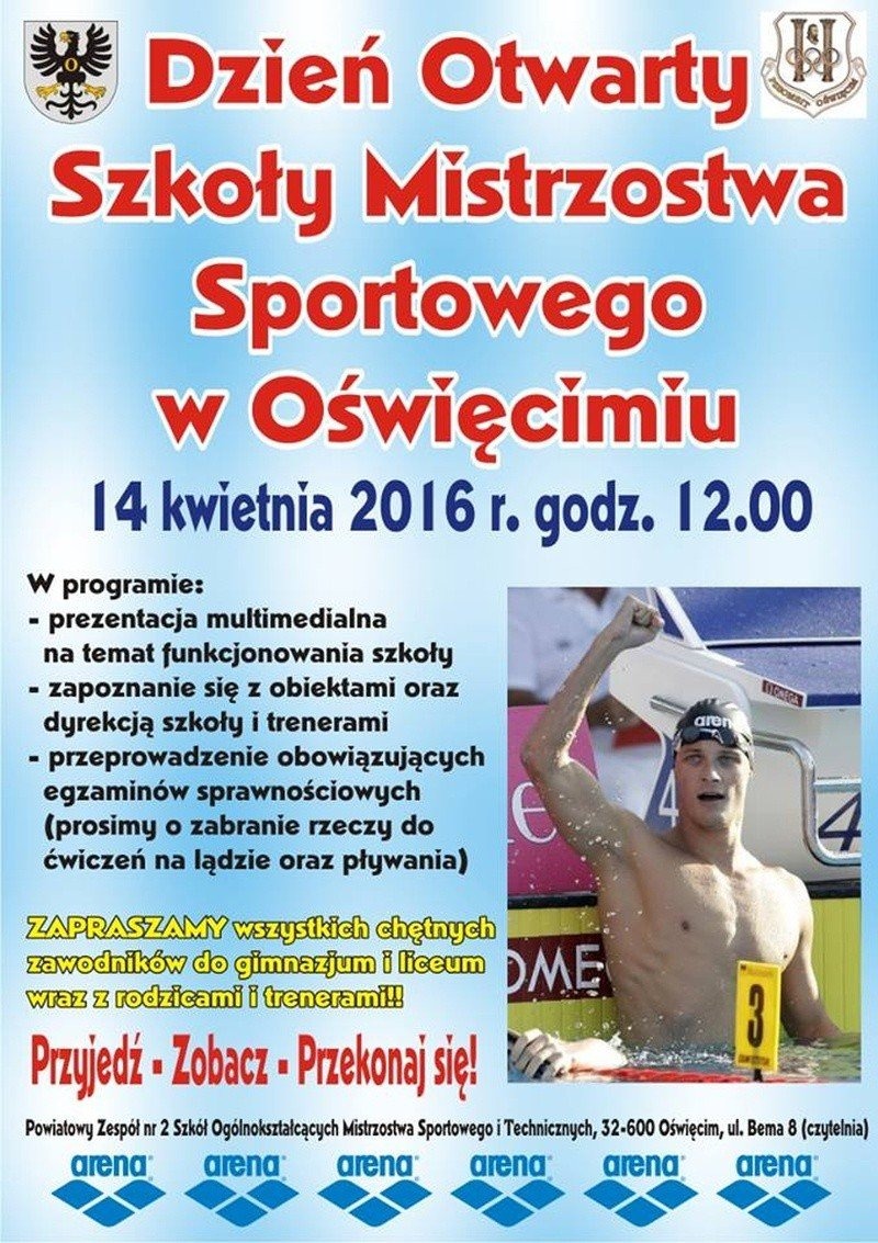 Dzień Otwarty Szkoły Mistrzostwa Sportowego w Oświęcimiu