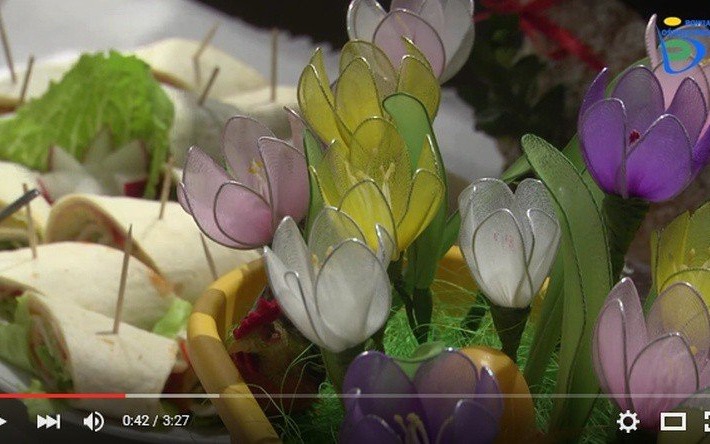 Stoły wielkanocne w Polance Wielkiej