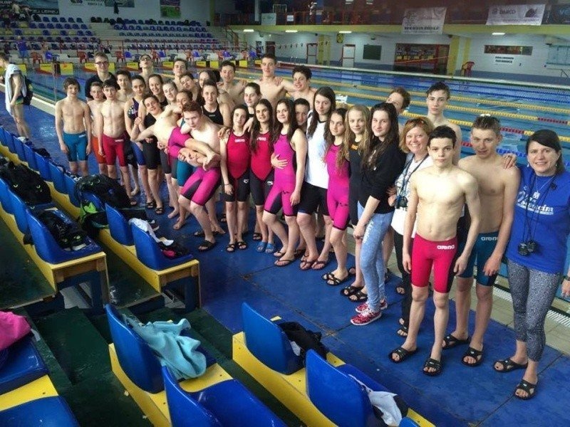 Reprezentanci SMS Oświęcim podczas Grand Prix Małopolski w Dębicy