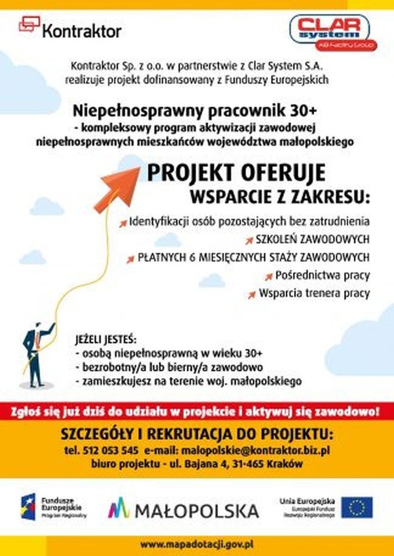 Niepełnosprawny pracownik 30+