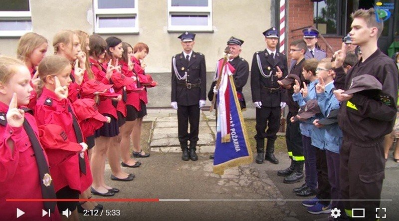 Strażacy z Przecieszyna świętowali okrągły jubileusz (WIDEO)