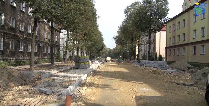 Przebudowa al. Słowackiego w Oświęcimiu (WIDEO)