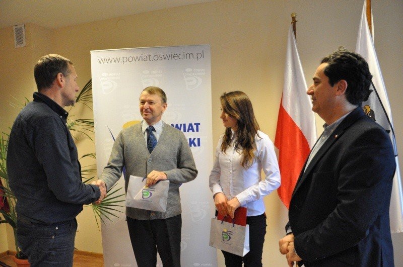 Mistrzyni kolarstwa wyróżniona przez starostę