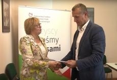 Podpisanie umów z PFRON w Krakowie