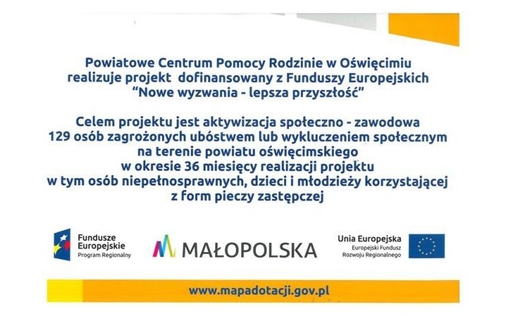 Ogłoszenie wyniku otwartego konkursu ofert „Nowe wyzwania – lepsza przyszłość”
