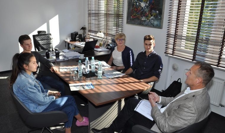 Mistrzowie Polski u starosty