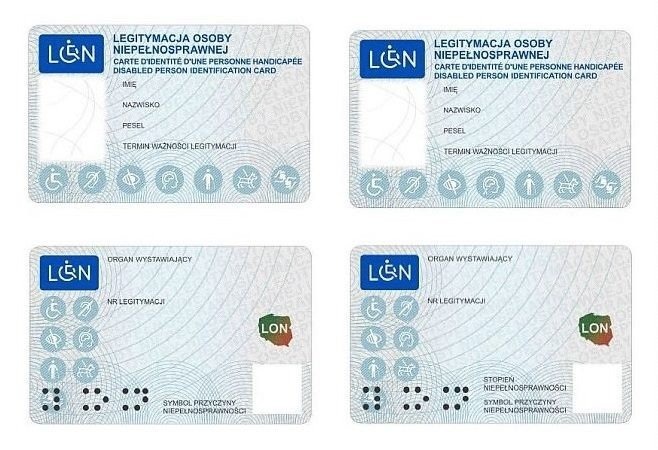 Nowe wzory legitymacji osób niepełnosprawnych