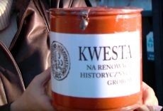 Zbiórka na kęckim cmentarzu