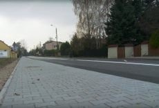 Odbiór chodnika przy ul. Grojeckiej w Zaborzu