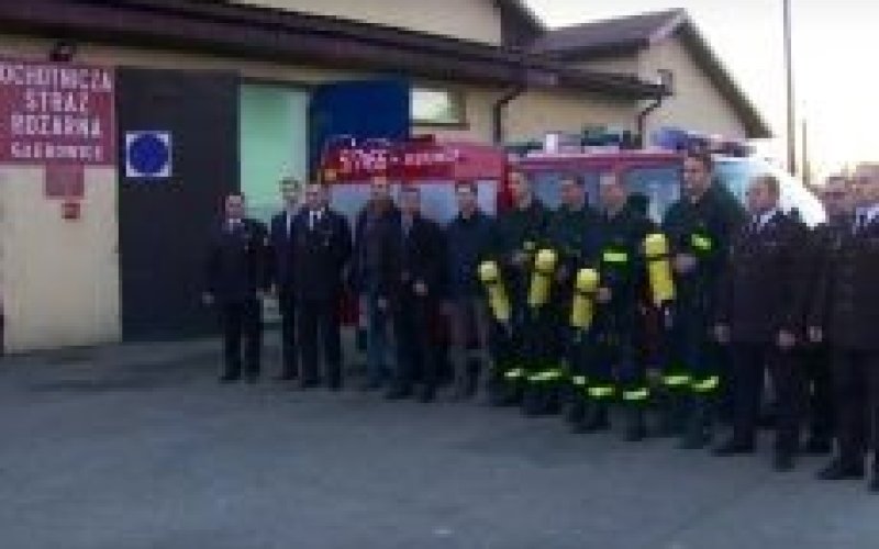 Przekazanie aparatów powietrznych w OSP Głębowice