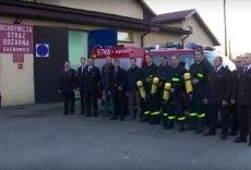 Przekazanie aparatów powietrznych w OSP Głębowice