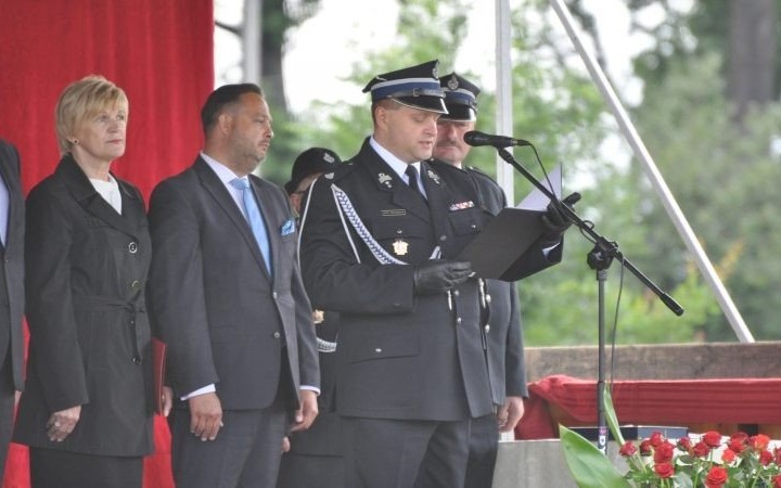 Uroczystość z okazji 70-lecia i nadania sztandaru OSP Skidziń