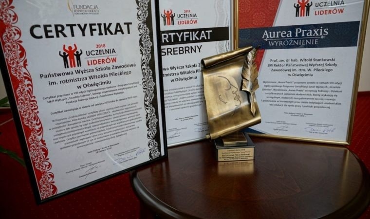 PWSZ im. rtm. W. Pileckiego w Oświęcimiu Uczelnią Liderów 2018!