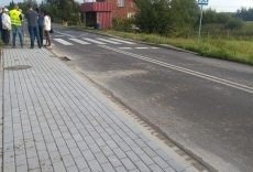 BRZESZCZE. Nowy chodnik w Wilczkowicach