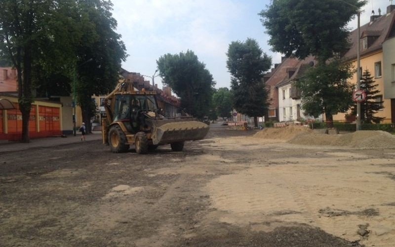 Trwają prace na ulicy Śniadeckiego