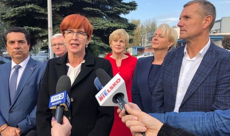 Minister Elżbieta Rafalska z wizytą w Oświęcimiu