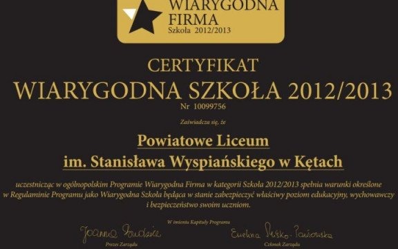 Wyspian Liderem Wiarygodności