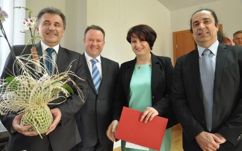 Uroczyste pożegnanie i awans zawodowy