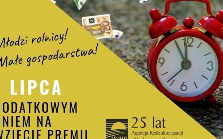 Poniedziałek 1 lipca dodatkowym dniem na wnioski dla rolników